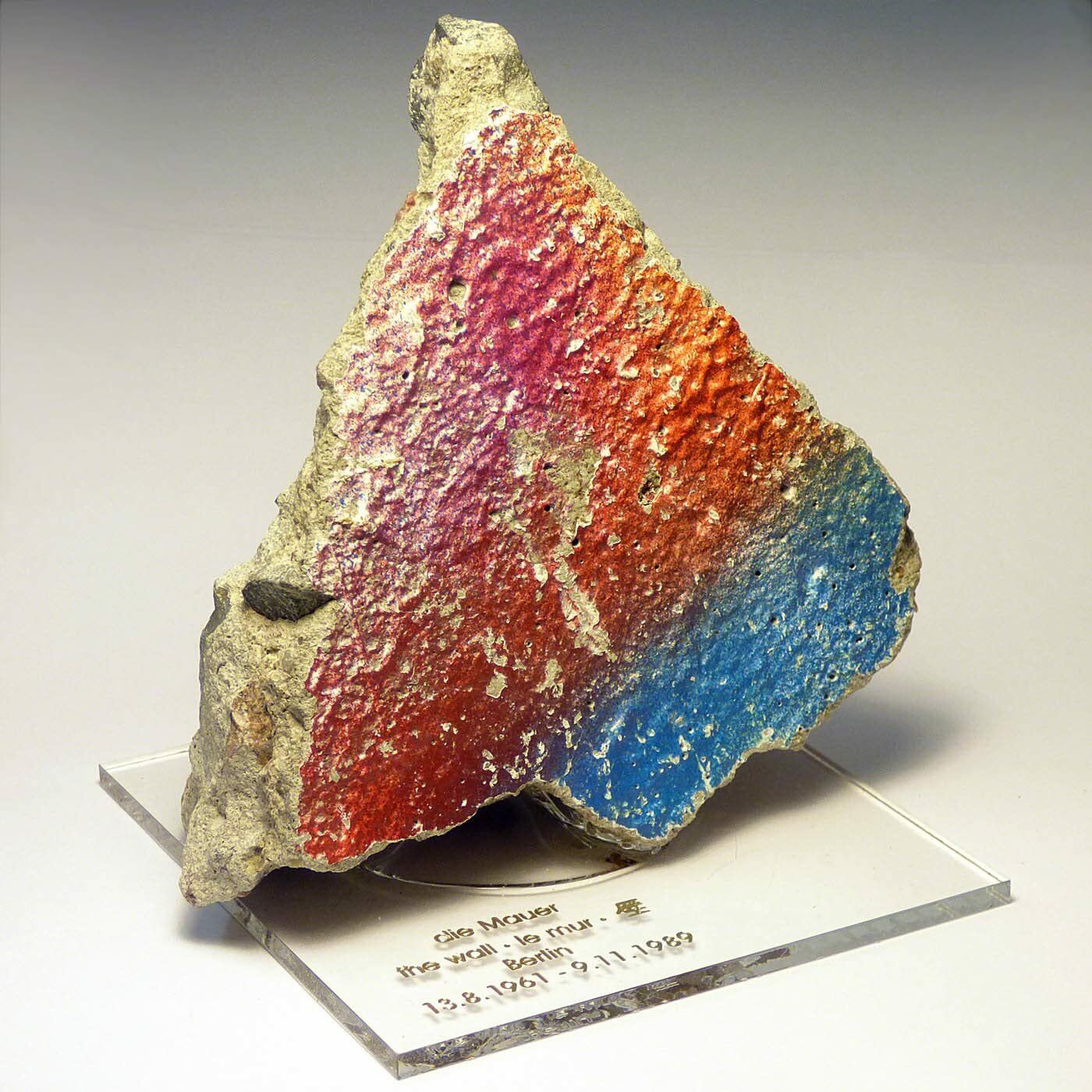 Authentic piece of the Berlin wall Extra large