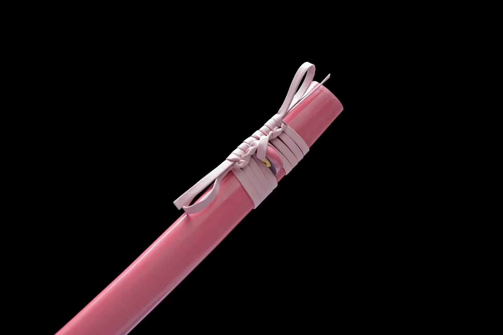 Sakura Pink Katana Clay Tempered 1095 Steel Japanese Samurai Sharp Lady Sword