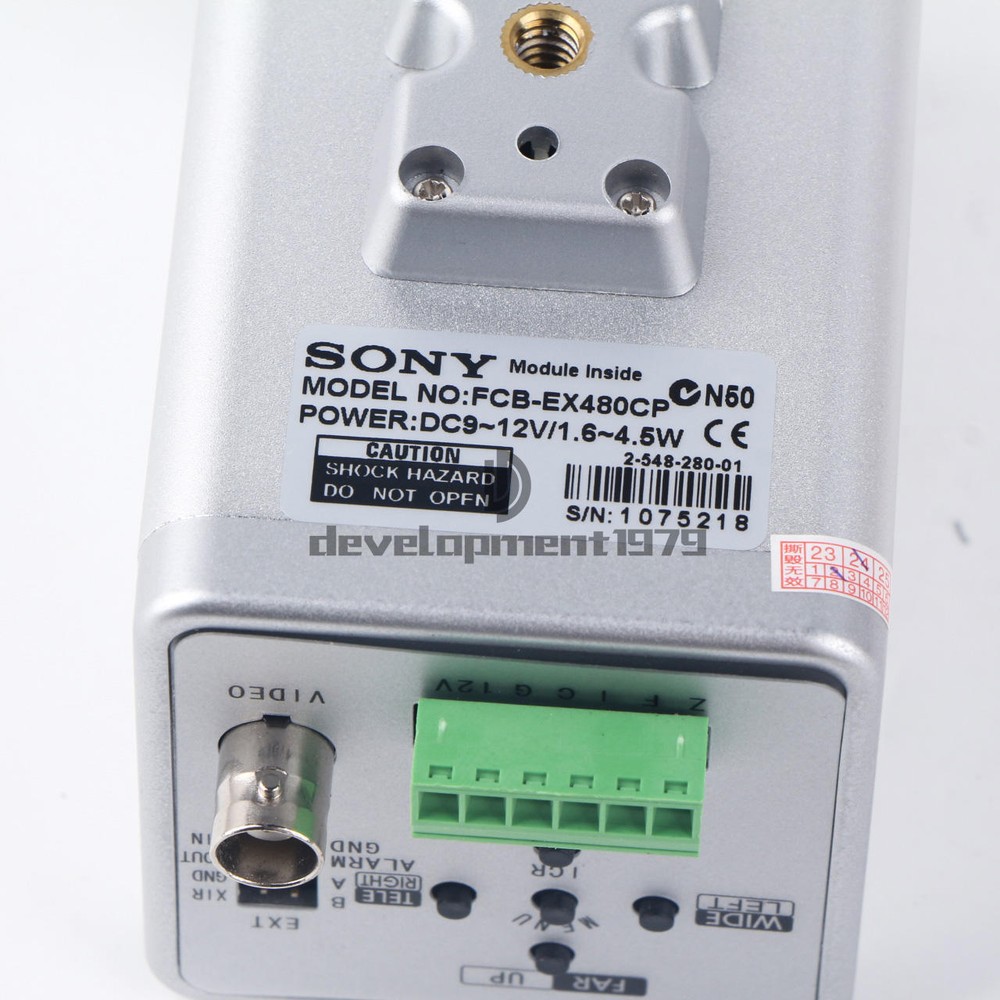 NEW One Sony FCB-EX480CP machine