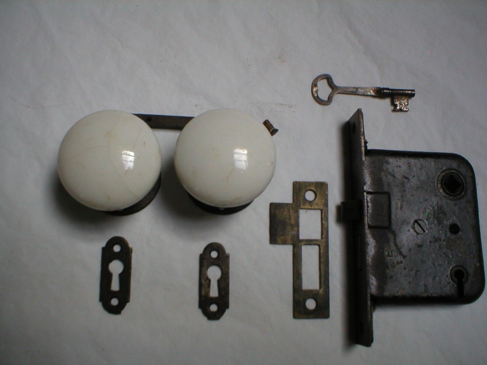 Antique Victorian Era Door Hardware