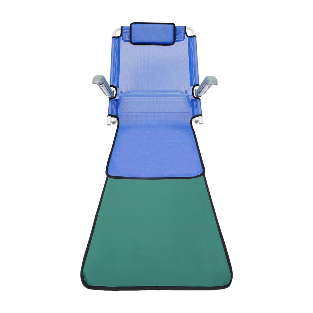 Adjustable Sit-Up Backrest Support with Armrests for Patient Care