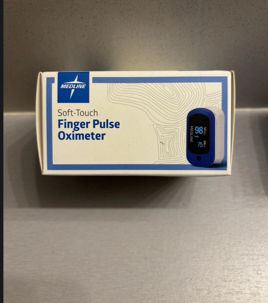 New In Box Medline Soft-Touch Finger Pulse Oximeter OLED Display