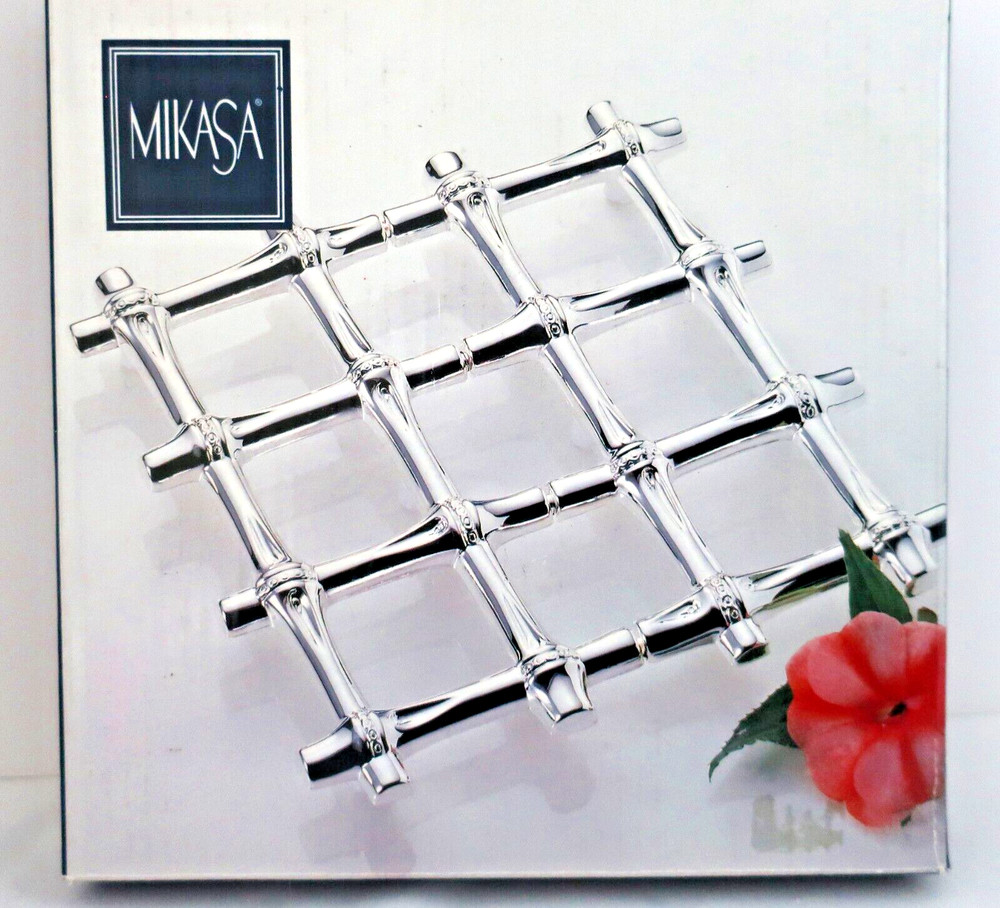 MIKASA SILVERPLATEDTRIVET - 7.25" - 18 CM SQUARE - EXPENDABLE - NEW