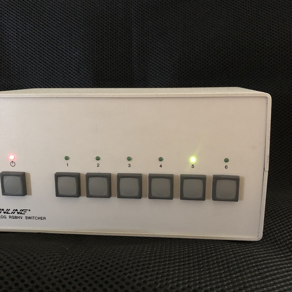 Inline IN3556 RGBHV Analog Switcher 6 inputs. power on. untested