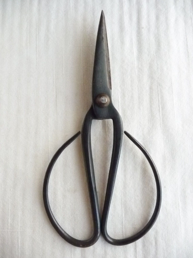 Vintage Forged Signed Bonsai Scissors