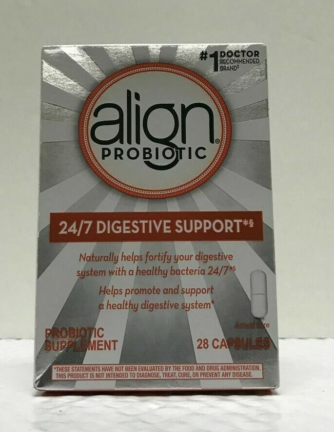 Align Probiotic 24|7 Gut Support Supplement 28 Capsules Exp 12/24