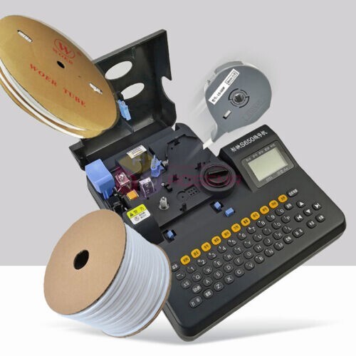 S650 Cable PVC Tube Printer Wire Marker Marking Electronic Lettering Machine