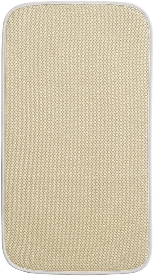 iDry Mini Absorbent Kitchen Counter Dish Drying Mat - Wheat/Ivory