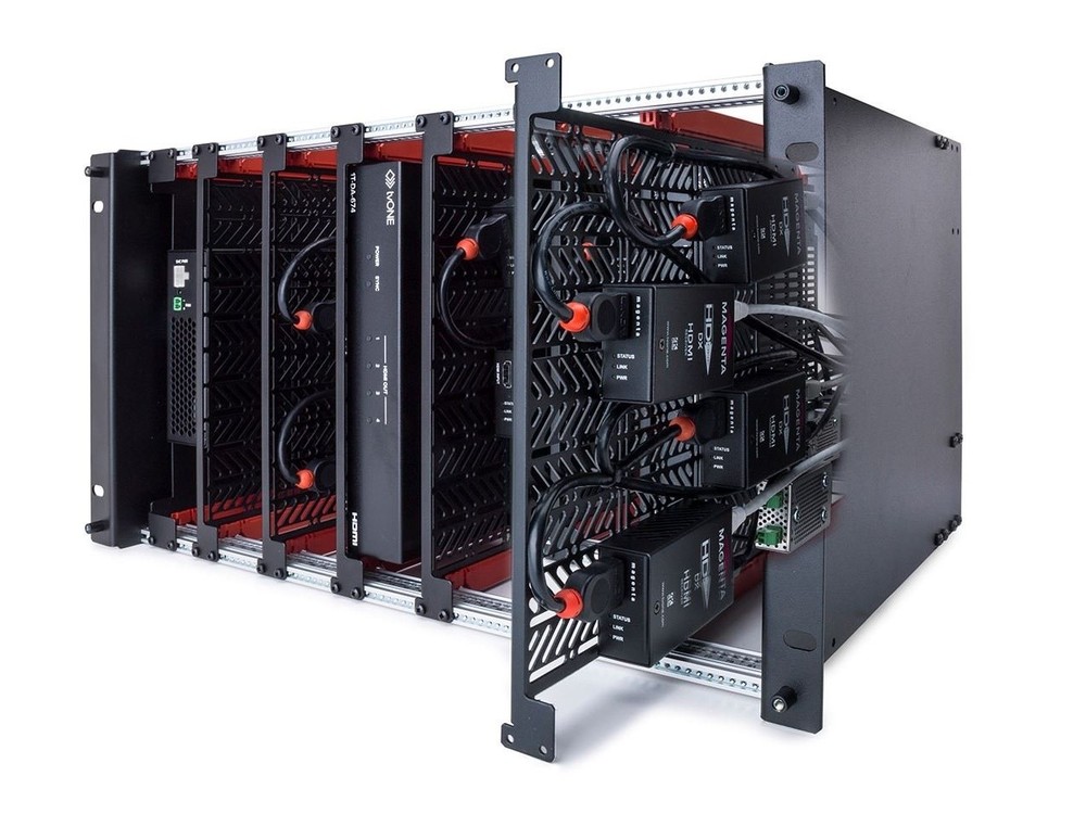 TV One 1RK-4RU-BASIC-KIT 4RU Rack Mount Chassis Multi-Voltage