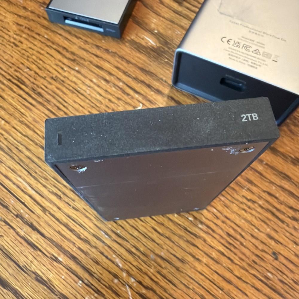 Lexar Professional Workflow Go Docking Station, w/ 2TB SSD, CFxExpress/SD Reader