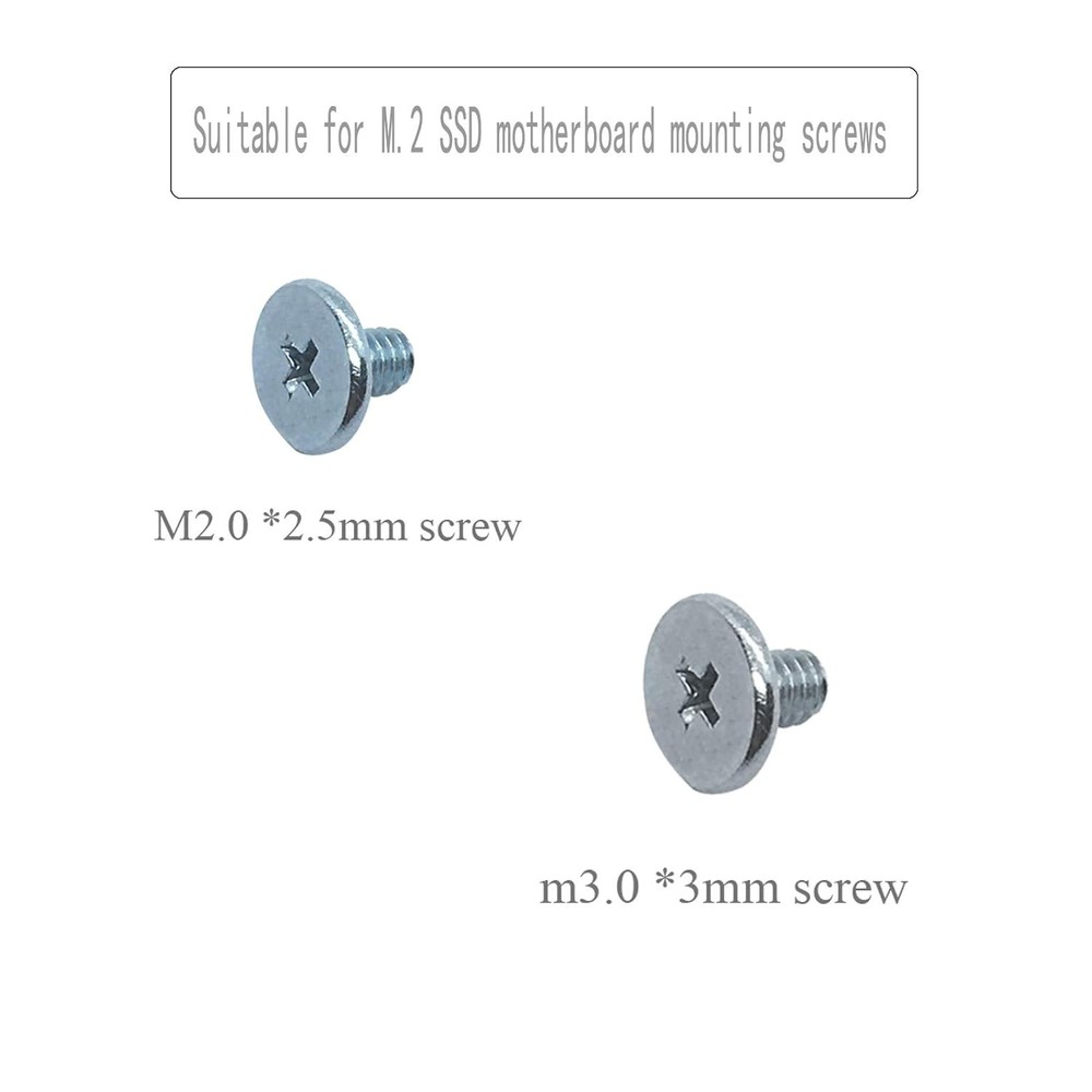 NVMe M.2 SSD Mounting Screws 30pcs