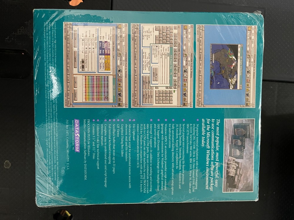 PROCOMM PLUS for Windows vintage data communications software