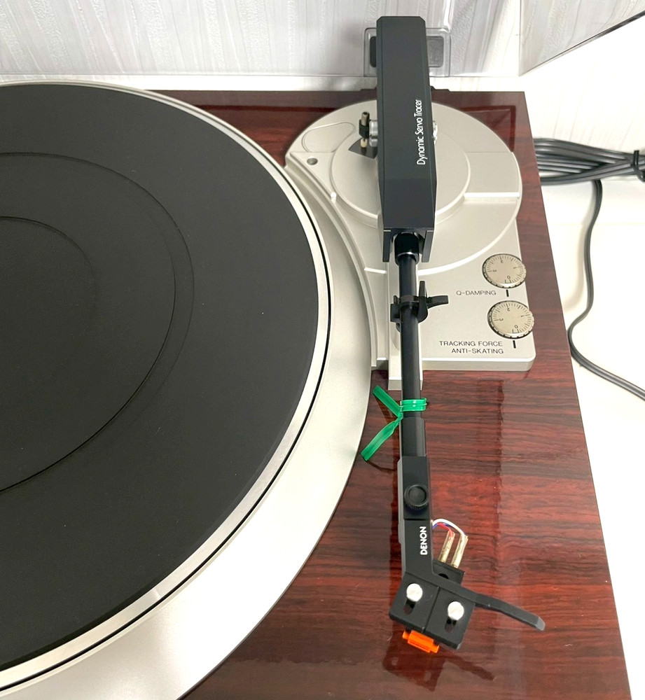 Denon DP-37F Quartz Lock Fully Automatic Turntable With Cartridge tested