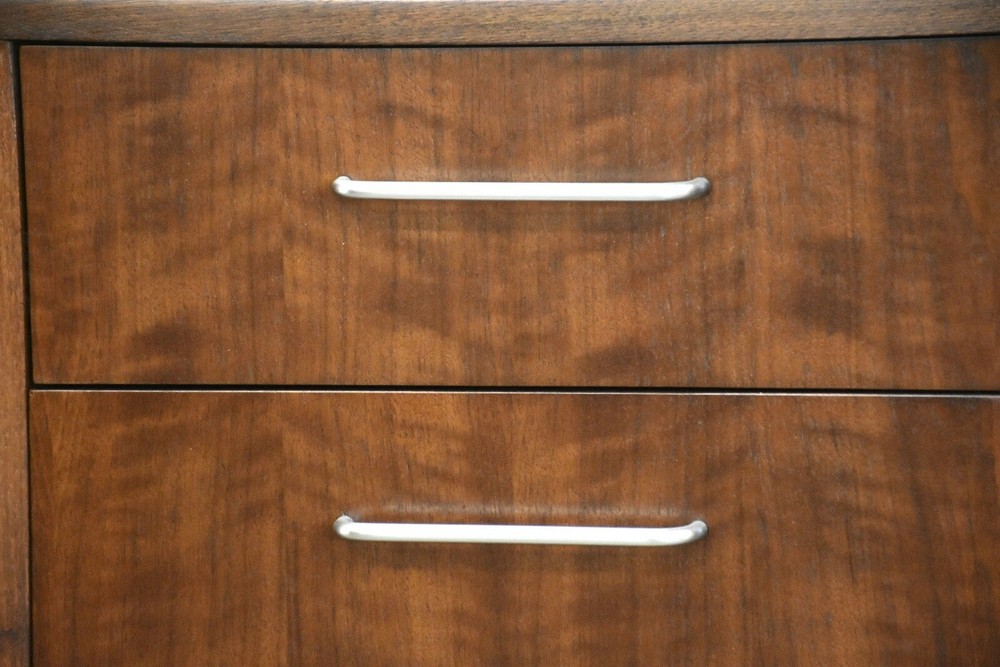 Refinished Walnut Office Cabinet Credenza
