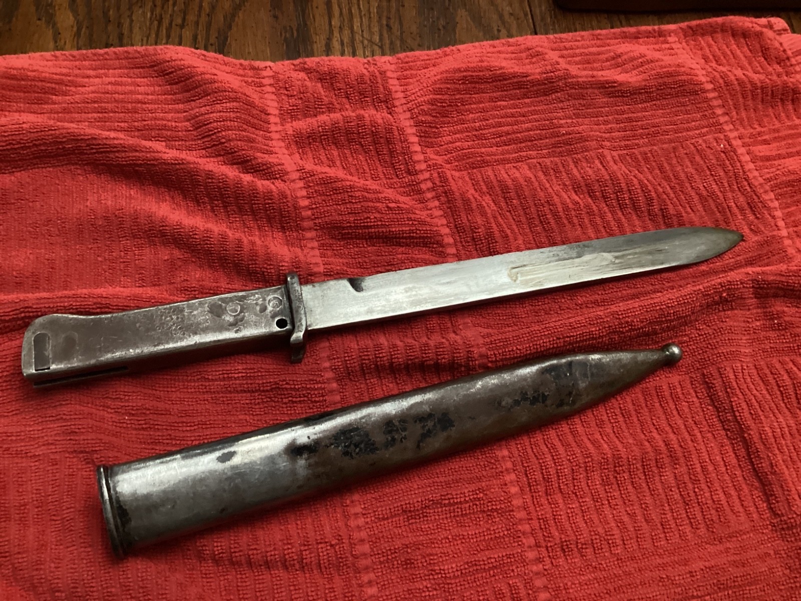 German Bavarian WWI Ersatz Bayonet Used Military Collectible