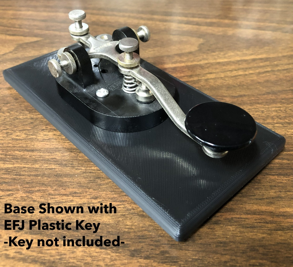 Morse code Economy Key Base - 1-1/8” Spacing