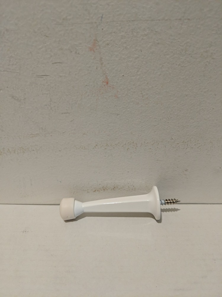 BRAINERD SOLID DOOR STOP WHITE - (1) DOOR STOP 🆕
