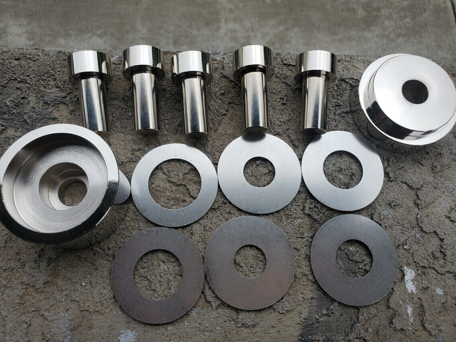 BIG Coin Ring Punch Set, YES Spacers 2inch Coin rings MONEY MAKER Handmade USA