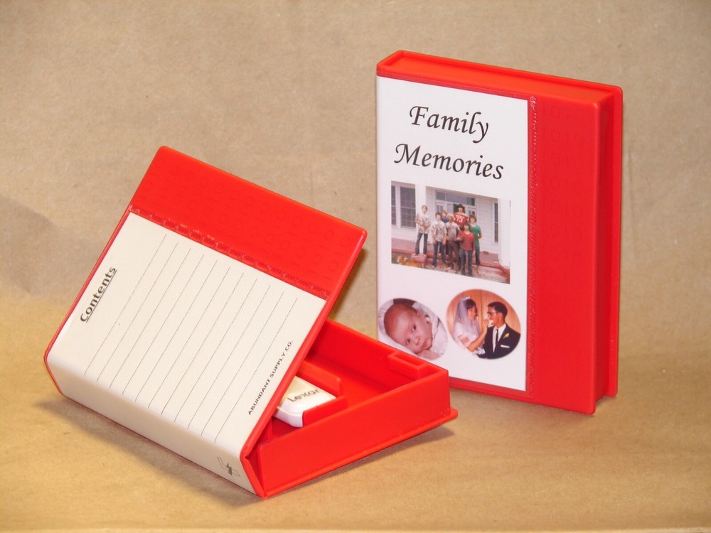 Thumb / Flash / Jump / USB drive case (red 4-pack)