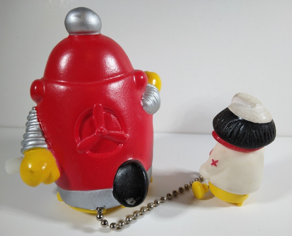 ❤️🤖 MEDIC ROBOCON + NURSE ROBOPECHA 3" WIND-UP SOFUBI JAPAN IMPORT GANBARE HTF