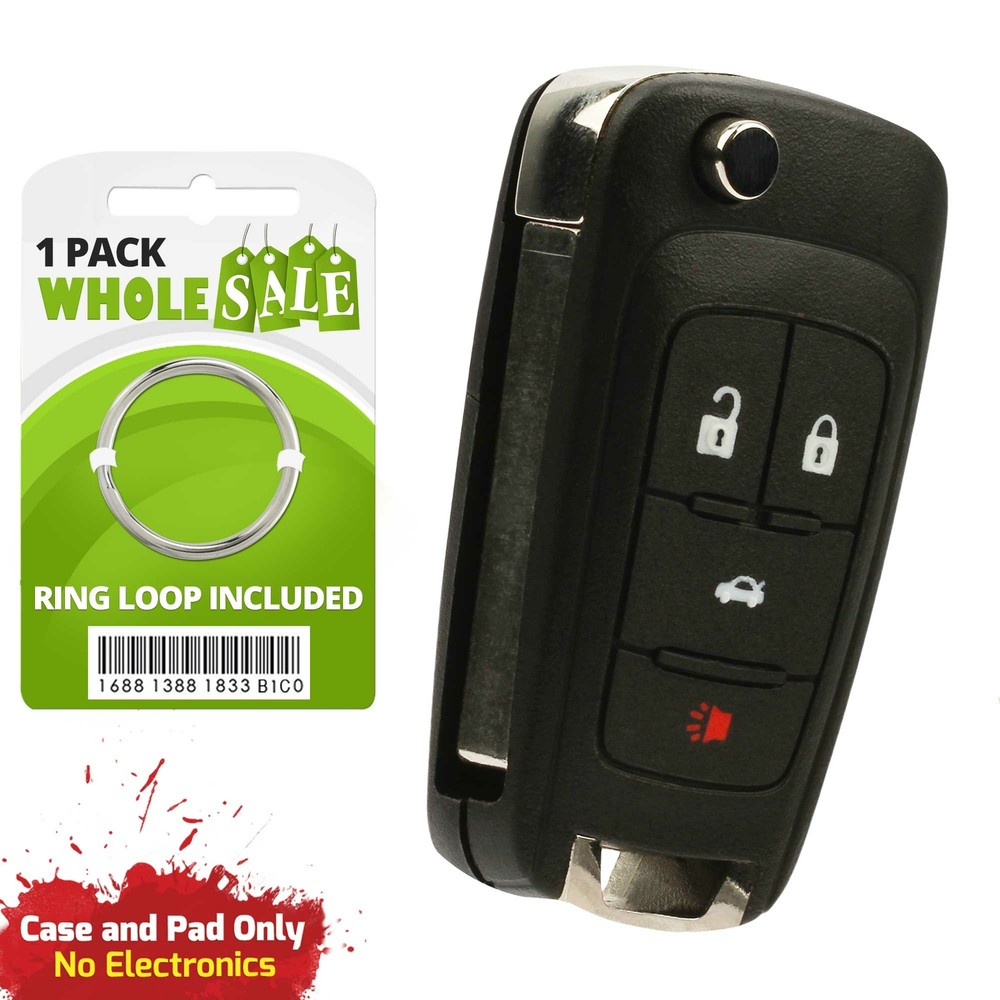Replacement For 2014 2015 2016 Chevrolet Impala Key Fob Remote Shell Case
