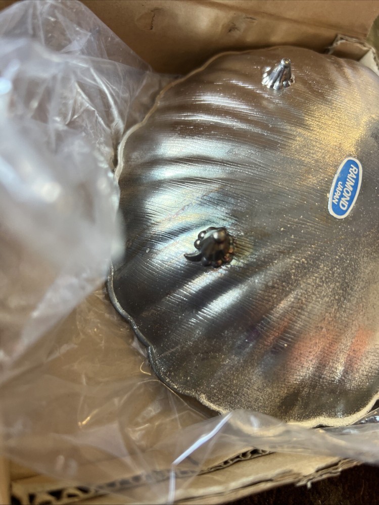 Raimond Silverplate Footed Shell Dish 5 1/2" Made In Japan