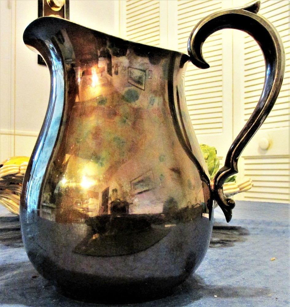 Vintage Pre-1950s Reed & Barton 970 Silverplate Pitcher