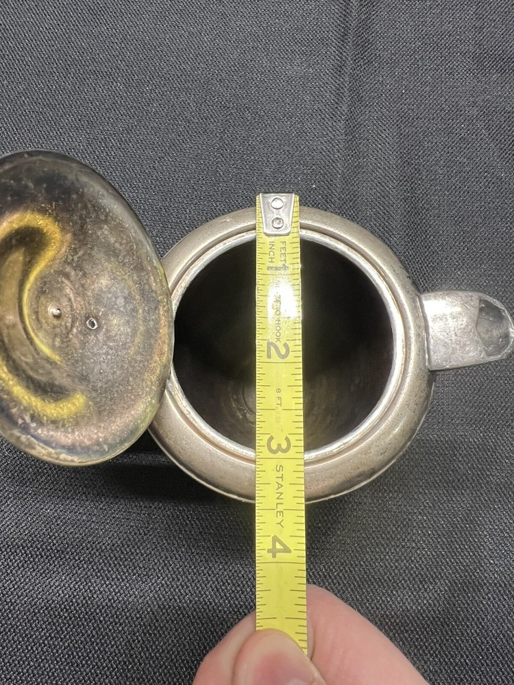 Viking Plate Canada EP Copper Lead Mounted Teapot