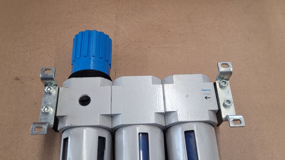 Festo Pneumatic Air Line Filter Regulator Module LFR-D-MIDI-A