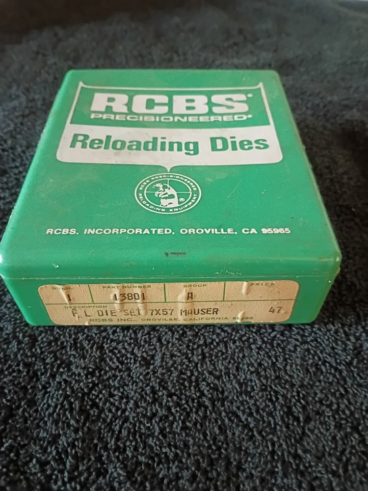 RCBS reloading dies 7x57 mauser #13801