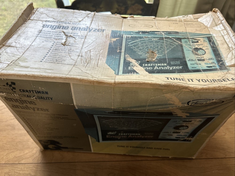 Vintage Craftsman Solid State Engine Analyzer Model No. 161.210400-untested