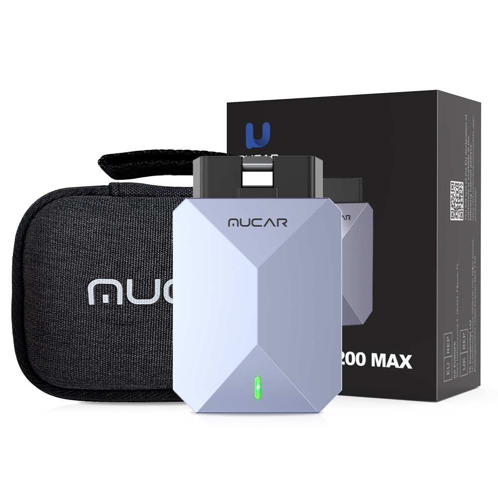MUCAR BT200 MAX Car OBD2 Scanner All System Diagnostic Scan Tool CANFD 15 Reset