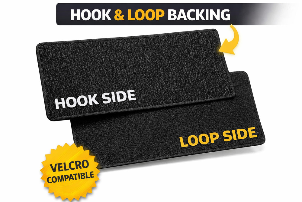 Fugitive Recovery Agent Patch 10x4 Tactical Embroidered Hook Loop Badge