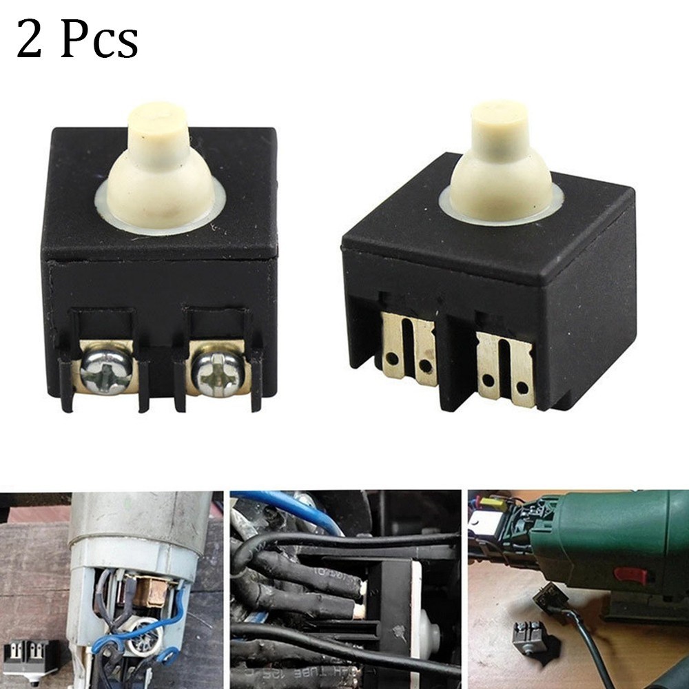 Switch Accessories Plastic & Metal Push Button 100mm /4" 250 (V) 2pcs
