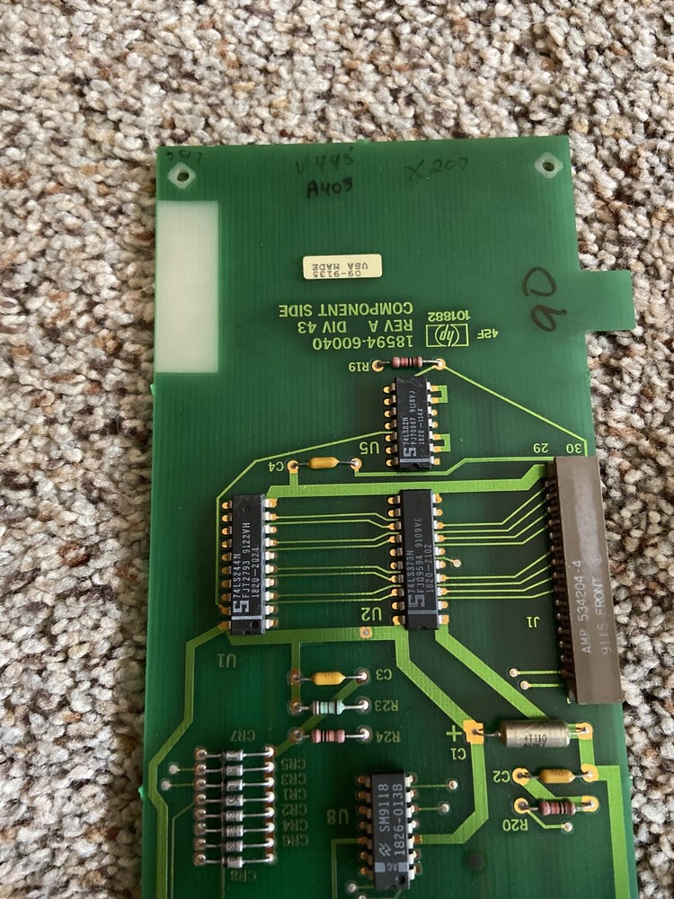 HP Agilent 18594-60040 Card Auto Sampler Good Working!