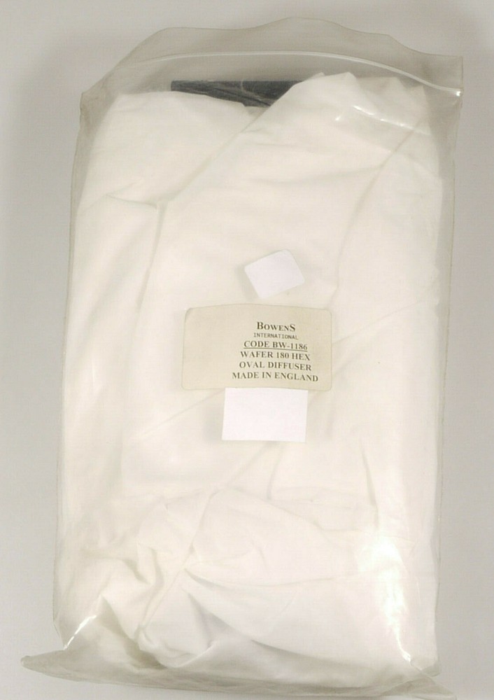 PRL) BOWENS BW-1186 WAFER 180 HEX OVAL DIFFUSER SOFTBOX OVAL DIFFUSER CLOTH