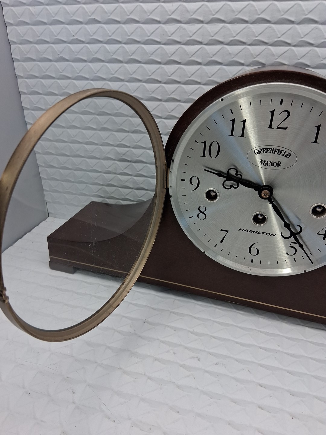 Vintage Hamilton Greenfield Manor Mantle Clock Made In Germany Working Beautiful