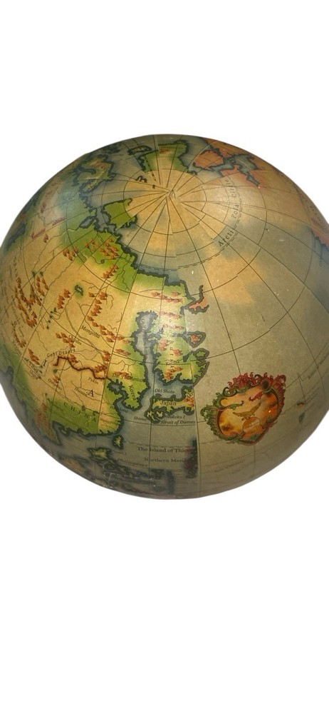 Vintage Eagle World Globe
