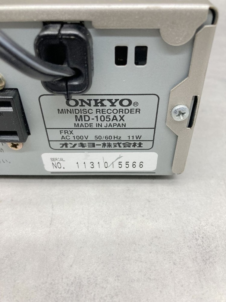 ONKYO MD-105AX Mini Disk Recorder player MD Deck
