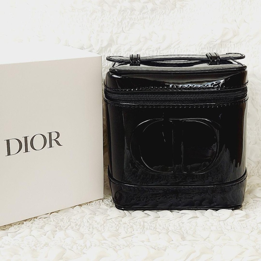 DIOR Novelty Vanity Pouch Case Black