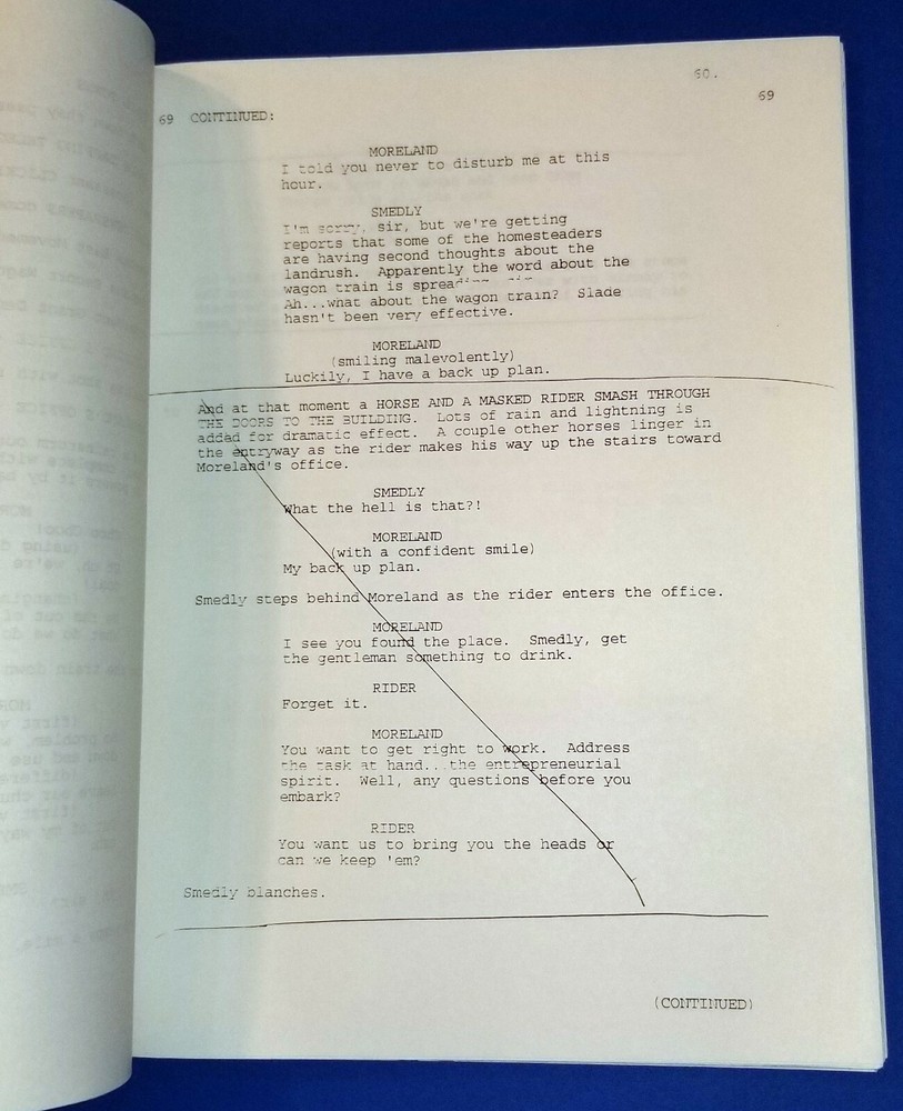WAGONS EAST original script JOHN CANDY RICHARD LEWIS action comedy 1994