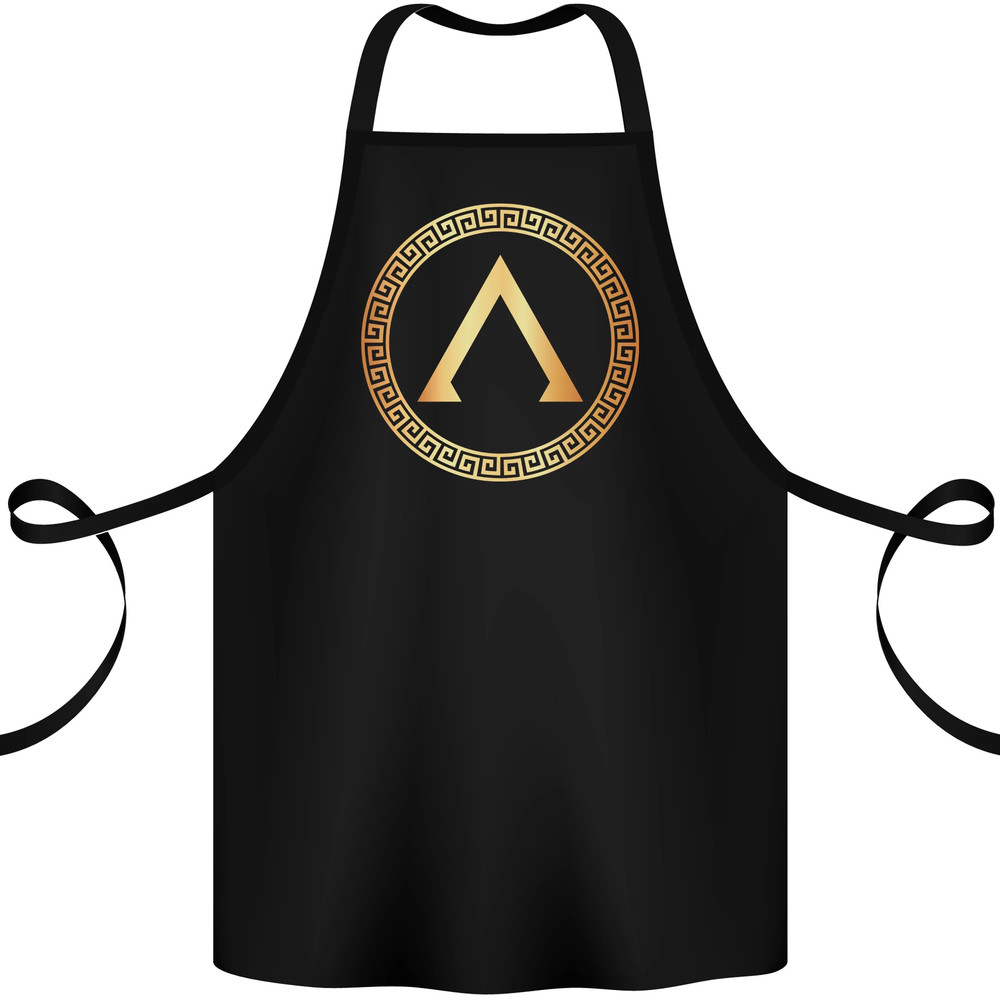 Lambda Symbol Bodybuilding Gym Training Cotton Apron 100% Organic