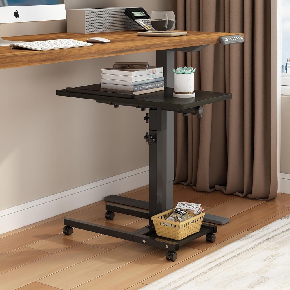 Mobile Adjustable Height Laptop Stand PC Computer Portable Notebook Dekuwood