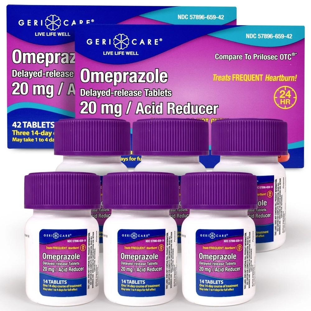 1000 Capsules OTC 20mg Generic Prilosec