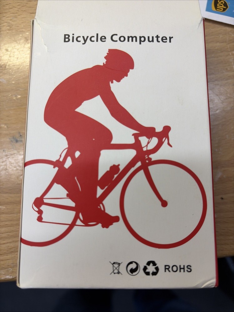 Wireless GPS Bike Computer 2.6" LCD Display Speedometer Odometer Cadence Sensor