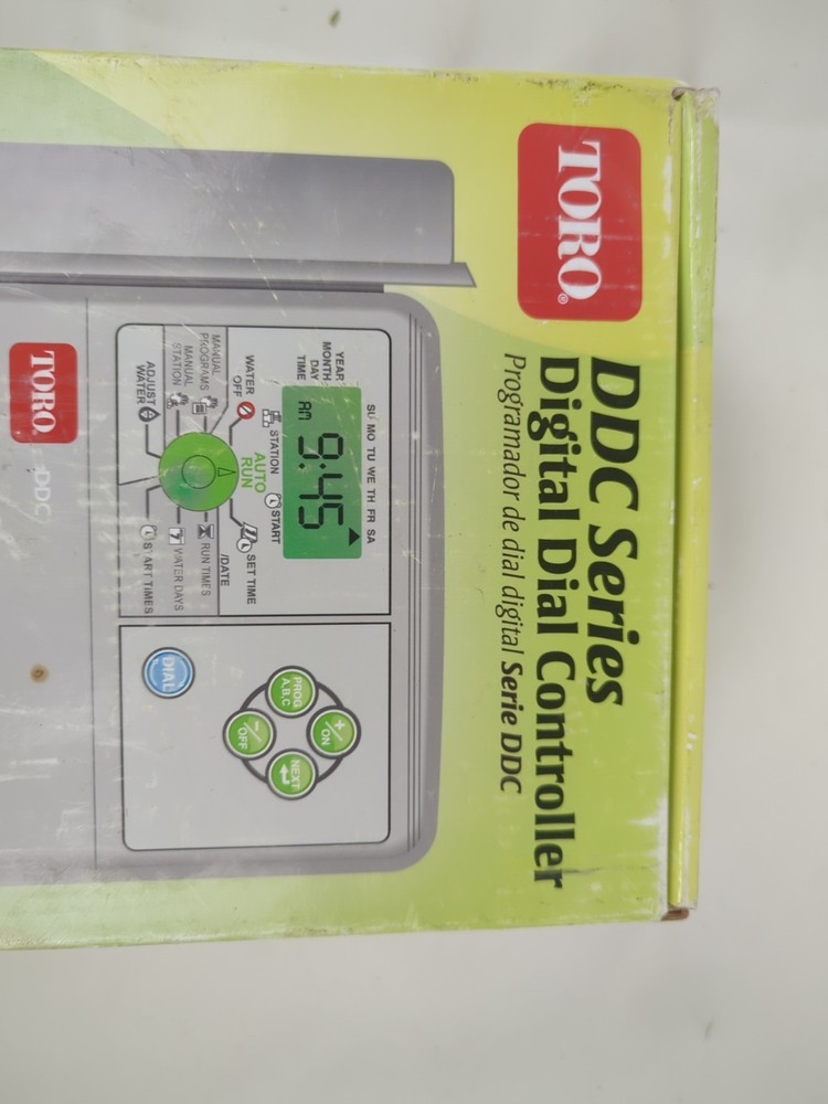 TORO 53808 DDC-8 ID OD Controller Timer Digital Dial 8 Zone Sprinkler Box