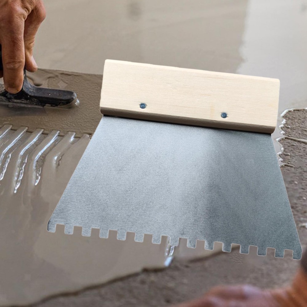 Tile Trowel Tile Flooring Trowel Putty Handheld Smoothing Tool Square Cement