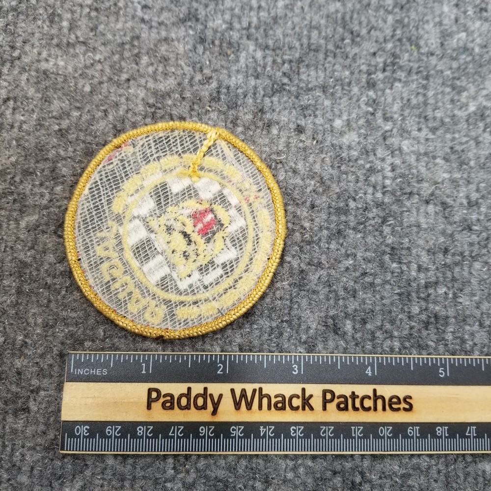 Vintage Jaguar Patch Car Auto 80s Automobile Missing Threads AD0