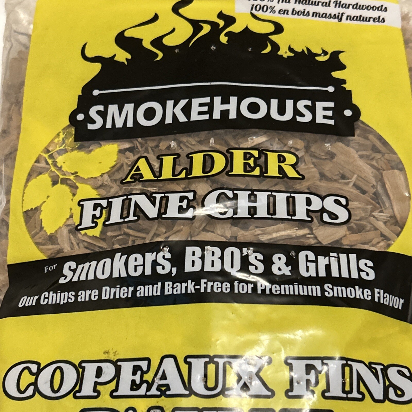 Smokehouse Products ALDER All Natural Hardwoods Smoking Chips 242 Cu In.