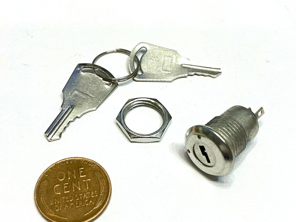 4 sets Key Switch OFF-ON Lock Metal Toggle Security KS-02 B10